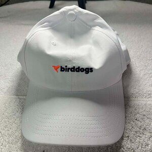 Birddogs White adjustable baseball hat